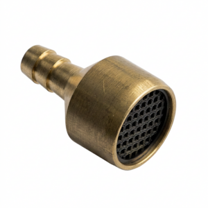 Suction Filter with check valve 6-8mm Hosetail diameter 75mm Brass