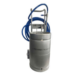 50L Stainless Steel TechniStream Pressure Vessel c/w Handle Assembly