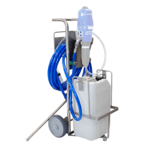 Foodclean Sanitiser trolley LP to take Dosatron