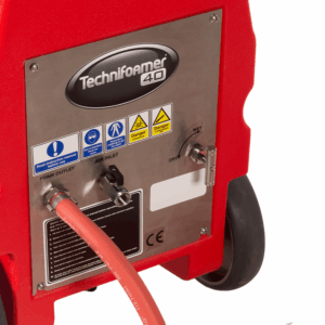 Technifoamer 40 label set rear